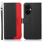 For OnePlus Nord CE 3 Lite KHAZNEH Litchi Texture Leather RFID Phone Case(Black) - 1