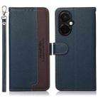 For OnePlus Nord CE 3 Lite KHAZNEH Litchi Texture Leather RFID Phone Case(Blue) - 1