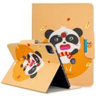 For iPad Pro 11 (2020) Colored Drawing Horizontal Flip PU Leather Tablet Case with Holder & Card Slots(Ladybug Panda) - 1