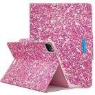 For iPad Pro 11 (2020) Colored Drawing Horizontal Flip PU Leather Tablet Case with Holder & Card Slots(Powder Sand) - 1