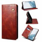 For Samsung Galaxy A54 5G Oil Wax Crazy Horse Texture Leather Phone Case(Brown) - 1