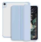 For iPad mini 6 3-fold Shockproof Smart Leather Tablet Case(Ice Blue) - 1