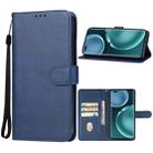 For Honor Magic5 Pro Leather Phone Case(Blue) - 1