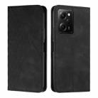 For Xiaomi Redmi Note 12 Pro Speed / Poco X5 Pro 5G Diamond Pattern Skin Feel Magnetic Leather Phone Case(Black) - 1