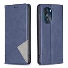 For Motorola Moto G 5G 2023 Prismatic Invisible Magnetic Leather Phone Case(Blue) - 1