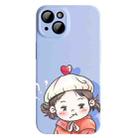 For iPhone 12 Sweethearts Style PC Protective Phone Case(Girl) - 1