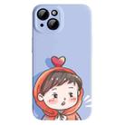For iPhone 13 Sweethearts Style PC Protective Phone Case(Boy) - 1