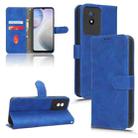 For vivo Y02 4G Skin Feel Magnetic Flip Leather Phone Case(Blue) - 1