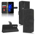 For Honor 80 GT Skin Feel Magnetic Flip Leather Phone Case(Black) - 1