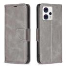 For Motorola Moto G13 4G/G23 4G/G53 5G Lambskin Texture Leather Phone Case(Grey) - 1