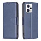 For Motorola Moto G13 4G/G23 4G/G53 5G Lambskin Texture Leather Phone Case(Blue) - 1