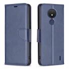 For Nokia C21 Lambskin Texture Leather Phone Case(Blue) - 1