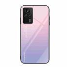 For Xiaomi Redmi K60E Colorful Painted Glass Phone Case(Purple Sky) - 1