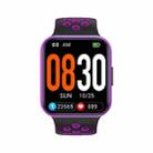 S226 1.72 inch Waterproof Smart Sports Watch Support Heart Rate Monitoring / Blood Pressure Monitoring(Black Purple) - 1