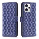 For Motorola Moto G13 4G/G23 4G/G53 5G Diamond Lattice Wallet Leather Flip Phone Case(Blue) - 1