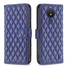 For Nokia C21 Diamond Lattice Wallet Leather Flip Phone Case(Blue) - 1