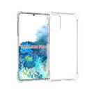 For Galaxy S20 Shockproof Non-slip Waterproof Thickening TPU Protective Case(Transparent) - 1