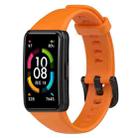 For Honor Band 7 Silicone Watch Band(Orange) - 1