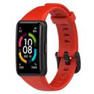 For Honor Band 7 Silicone Watch Band(Red) - 1