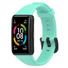 For Honor Band 7 Silicone Watch Band(Teal) - 1