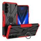 For Tecno Pova Neo 2 Armor Bear Shockproof PC + TPU Phone Case with Ring(Red) - 1