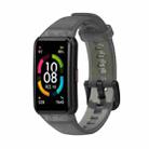 For Honor Band 7 Transparent TPU Watch Band(Black) - 1