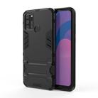 For Huawei Honor 9A PC + TPU Anti-fall Protective Case with Invisible Holder(Black) - 1