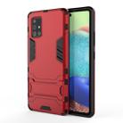 For Galaxy A71 5G PC + TPU Anti-fall Protective Case with Invisible Holder(Red) - 1