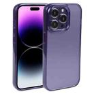 For iPhone 14 Pro GEBEI Acrylic Phone Case (Purple) - 1