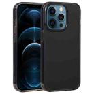 For iPhone 12 Pro Max GEBEI Acrylic Phone Case(Transparent Black) - 1