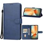 For vivo Y100 Leather Phone Case(Blue) - 1