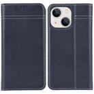 For iPhone 13 GEBEI Top-grain Horizontal Flip Leather Phone Case(Blue) - 1