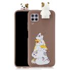 For Huawei P40 Lite Cartoon Shockproof TPU Protective Case with Holder(Stack Of Hamsters) - 1