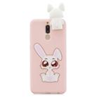 For Xiaomi Redmi 8 Cartoon Shockproof TPU Protective Case with Holder(Big Eared Rabbit) - 1