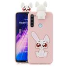 For Xiaomi Redmi Note 8T Cartoon Shockproof TPU Protective Case with Holder(Big Eared Rabbit) - 1