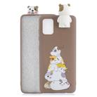 For Galaxy A41 Cartoon Shockproof TPU Protective Case with Holder(Stack Of Hamsters) - 1