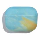 For AirPods Pro Ink Painting Water Sticker PC Earphone Case(Ink Yellow) - 1