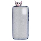 For Galaxy S20 Plus Cartoon Shockproof TPU Protective Case with Holder(Licking Cat) - 2