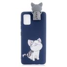 For Galaxy S20 Plus Cartoon Shockproof TPU Protective Case with Holder(Licking Cat) - 3