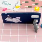 For Galaxy S20 Plus Cartoon Shockproof TPU Protective Case with Holder(Licking Cat) - 6