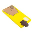 For Galaxy S20 Plus Cartoon Shockproof TPU Protective Case with Holder(Bracket Brown Bear) - 5