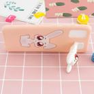 For Galaxy S20 Plus Cartoon Shockproof TPU Protective Case with Holder(Big Eared Rabbit) - 6