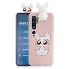 For Xiaomi Mi Note 10 Cartoon Shockproof TPU Protective Case with Holder(Big Eared Rabbit) - 1