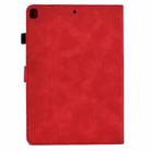 Peony Butterfly Embossed Leather Smart Tablet Case For iPad 10.2 2020/2019 / Air 10.5 2019(Red) - 3