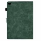 Peony Butterfly Embossed Leather Smart Tablet Case For iPad Air / Air 2 / 9.7 2017 / 9.7 2018(Green) - 3