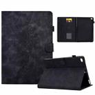 Peony Butterfly Embossed Leather Smart Tablet Case For iPad Air / Air 2 / 9.7 2017 / 9.7 2018(Black) - 1
