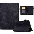 For Amazon Kindle 11th 2022 Peony Butterfly Embossed Leather Smart Tablet Case(Black) - 1