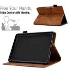 For Amazon Kindle Paperwhite 5 Peony Butterfly Embossed Leather Smart Tablet Case(Brown) - 5