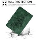 For Amazon Kindle Paperwhite 5 Peony Butterfly Embossed Leather Smart Tablet Case(Green) - 6