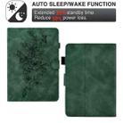 For Amazon Kindle Paperwhite 5 Peony Butterfly Embossed Leather Smart Tablet Case(Green) - 7